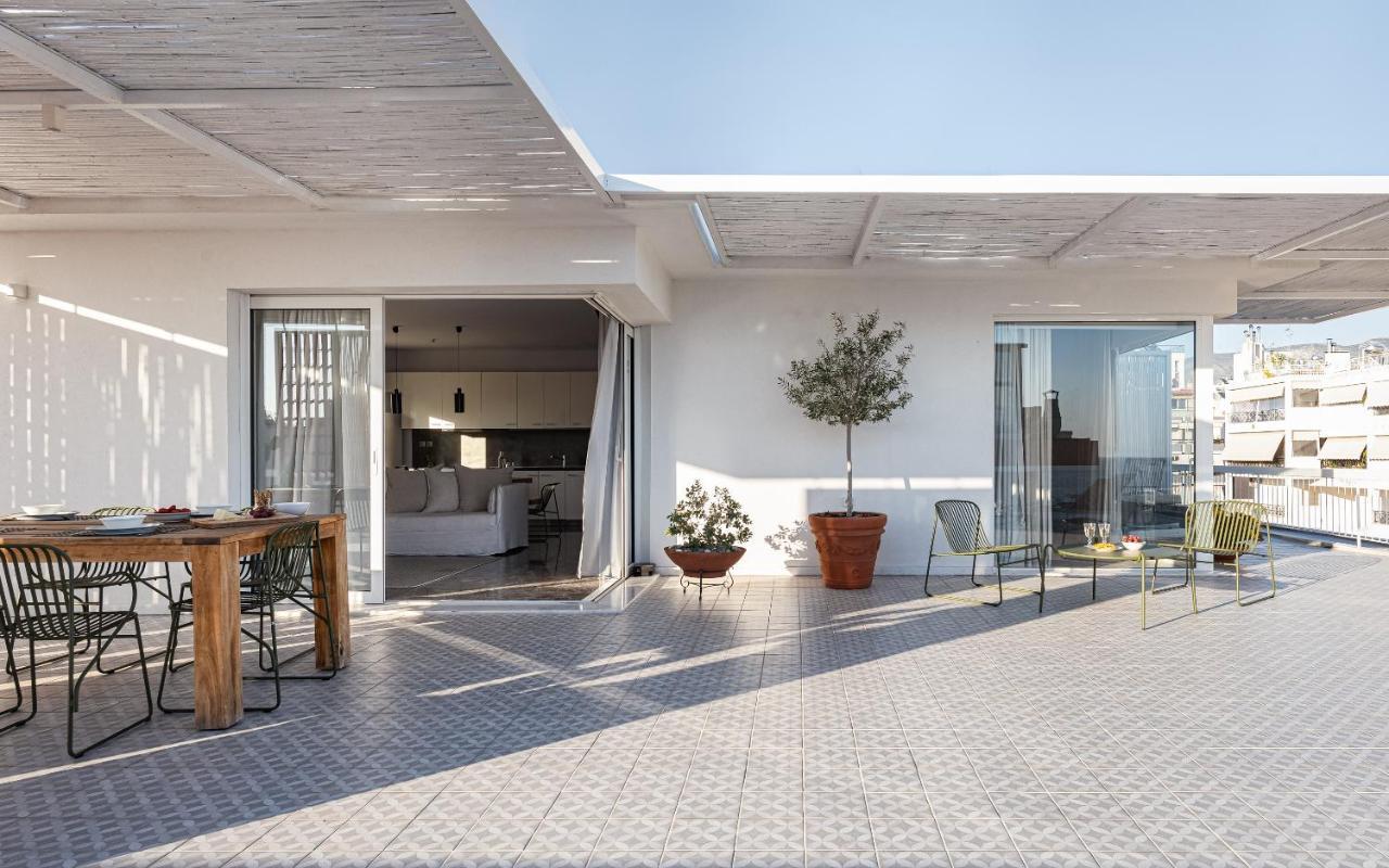 Sea View Beach Penthouse - Athens Coast المظهر الخارجي الصورة